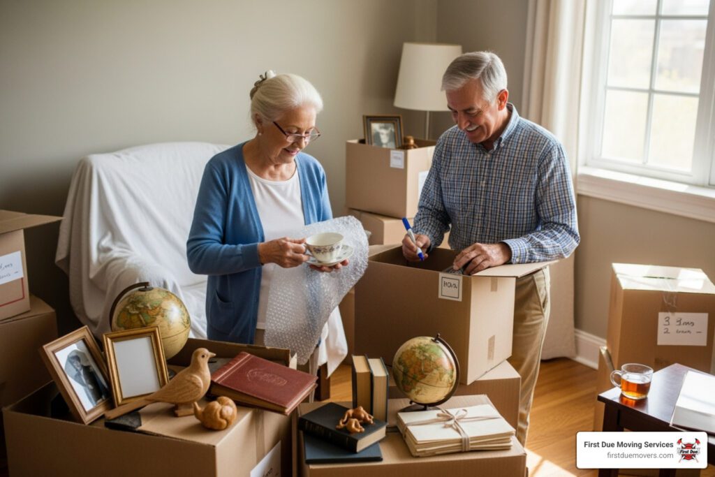 senior moving packing